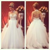 Lindo vestido de noiva   cod:5932